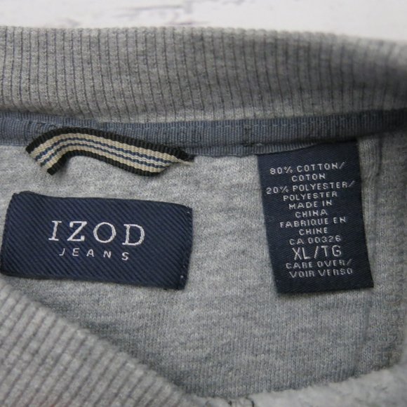 Izod Jeans Long Sleeve Crewneck Pullover Sweatshirt - Size XL - Picture 5 of 5